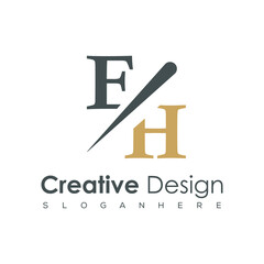 initial monogram logo with creative design.