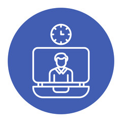 Virtual Office Icon