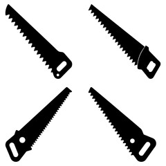 Saw Silhouette vector illustration