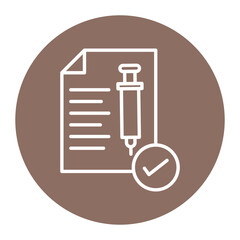 Vaccination Certificate Icon