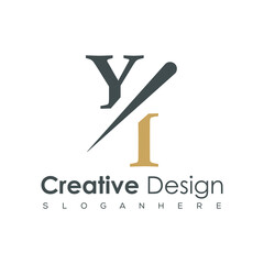 initial monogram logo with creative design.