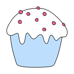 Cute Cupcake Sticker