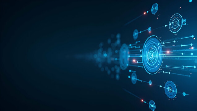 Dynamic AI Development Process: Showcasing Iterative Cycles, Systematic Testing, and Innovative Design Integration for Digital Applications - Photo Stock Concept with Empty Space