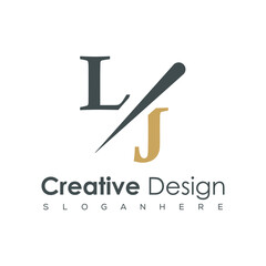 initial monogram logo with creative design.