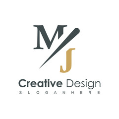 initial monogram logo with creative design.