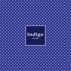 Unique vector Indigo Pattern design
