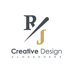 initial monogram logo with creative design.
