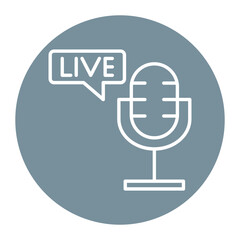 Live Podcast Icon