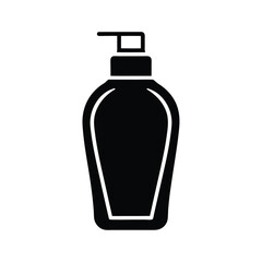 Shampoo Bottle Icon Vector Illustration