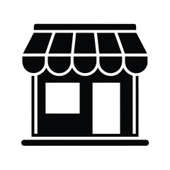 Storefront Icon Vector Illustration
