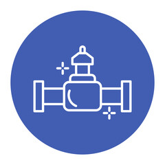 Saddle Valve Icon