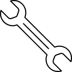 Wrench Icon Vector | Hand Tool, Fixing Gear & Mechanic Essentials