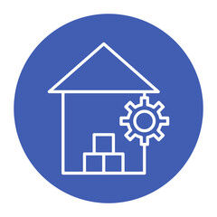 Warehouse Management System Icon
