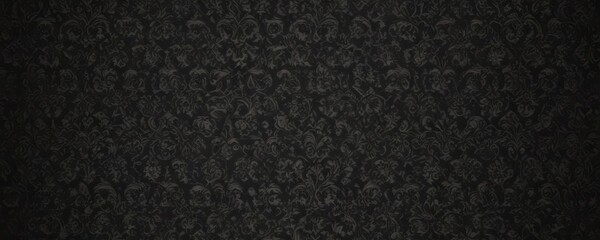Intricate dark damask, seamless gothic wallpaper pattern ,  digital,  luxury