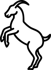 horse silhouette vector