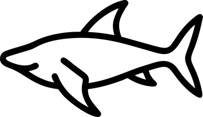 vector illustration of a dolphin