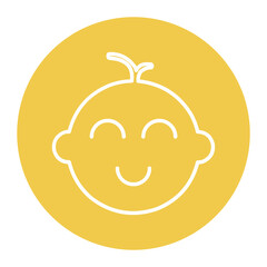 Smiling Baby Icon