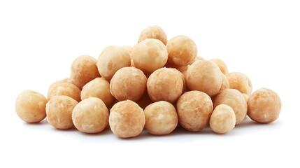 Roasted Macadamia Nuts Pile.