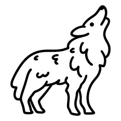 vector illustration of a dog