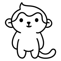 monkey vector illustration