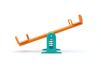Colorful Seesaw: Fun Playground Equipment for Kids