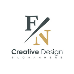 initial monogram logo with creative design.