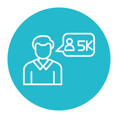 Macro influencer Icon