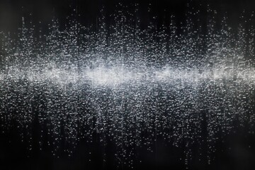 Obraz premium High Contrast Black and White Static Noise TV Screen Texture Abstract Glitch Art Background