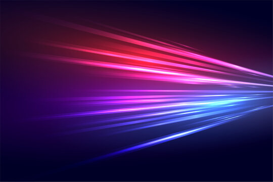 capture the bright light trails background with neon effect