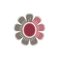 pink flower logo