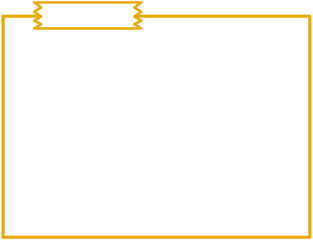 Obraz premium Paper Memo Notes line Frame 