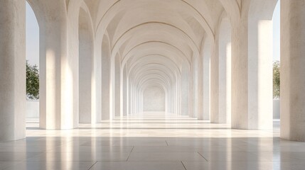 Obraz premium Clean design of split columns representing a calm decision path