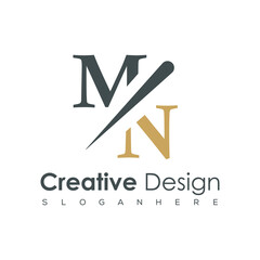 initial monogram logo with creative design.