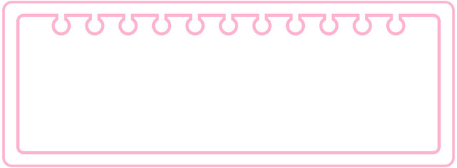 Notebook Page Style Text Frame Line
