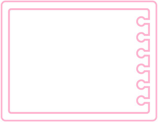 Notebook Page Style Text Frame Line
