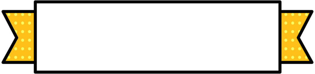 Ribbon Banner Title Frame
