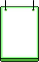 Hanging Square Sign Frame
