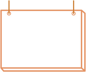 Outline Hanging Sign Frame

