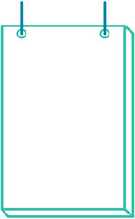 Outline Hanging Sign Frame
