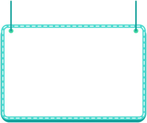 Dashed Decorative Hanging Frame
