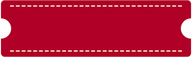 Fototapeta premium Red Coupon Text Frame 