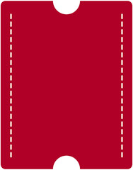 Red Coupon Text Frame
