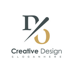 initial monogram logo with creative design.