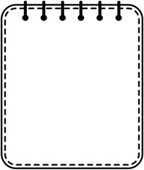 Dotted line Deco Notebook 
