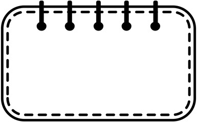 Dotted line Deco Notebook 
