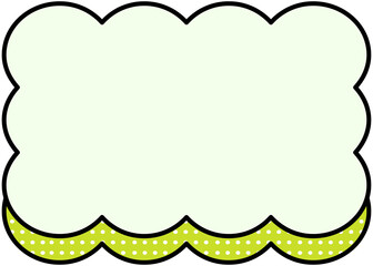 Wavy Shape Border Title Text Box
