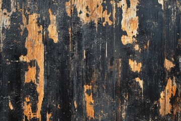 Obraz premium Aged black texture surface with distressed details for vintage design elements and creative projects, ideal for versatile backgrounds and artistic overlays
