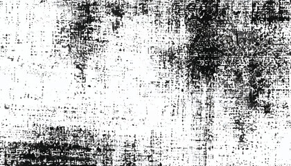 Grunge overlay layer. Abstract black and white vector background. Grunge grain texture effect. Rough black and white texture vector.