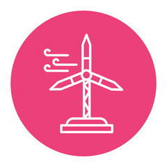 Wind Turbine Icon