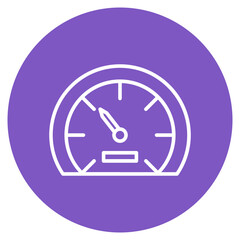 Efficiency Gauge Icon
